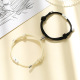 Milan Rope Sun Moon Black Garmi White Pair