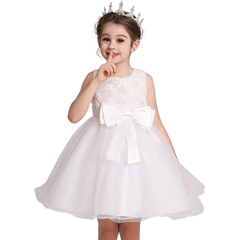 christmas dress girls dress children's clothing baby princess style christmas skirt foreign trade unkown