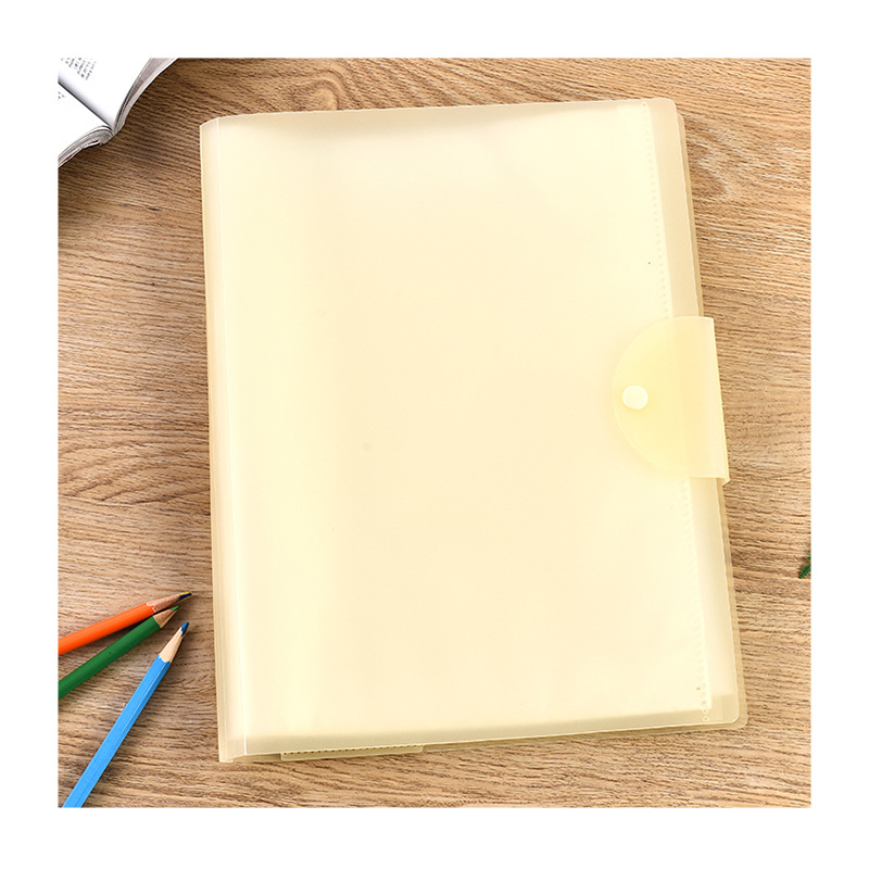 A3 clip test paper clip student folder multi-layer test paper data book volume transparent insert sorting and storage