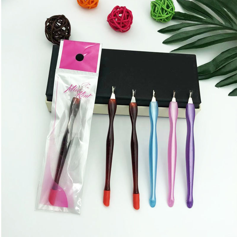 Nail Tools Dead Skin Fork Sharp Exfoliating Dead Skin Push Dead Skin Fork Stainless Steel Fork Plastic Fork Remove Barbed Nails