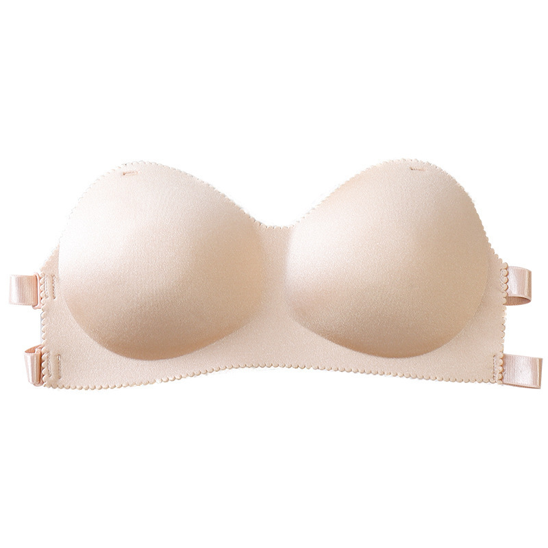 [Send Invisible Belt] Strapless Bra Push-up Non-slip Bra Wrap-up Strapless Invisible Underwear for Women