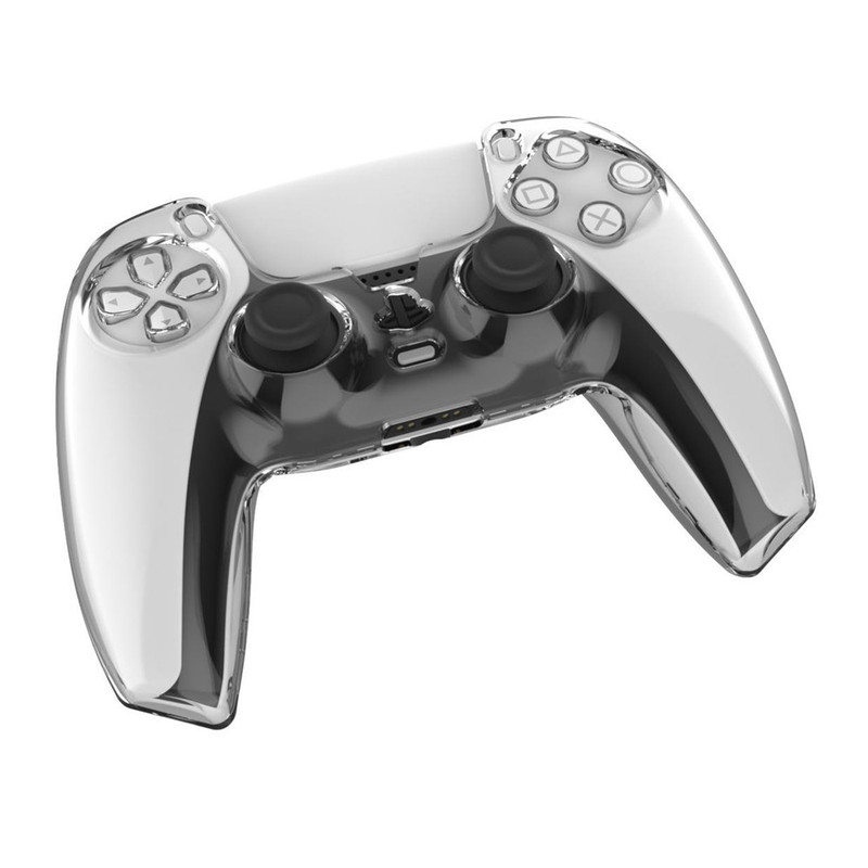 Ps5ゲームハンドルクリスタルシェルps5ワイヤレスハンドル保護シェルps5スプリットpc透明保護ハードボックス|undefined