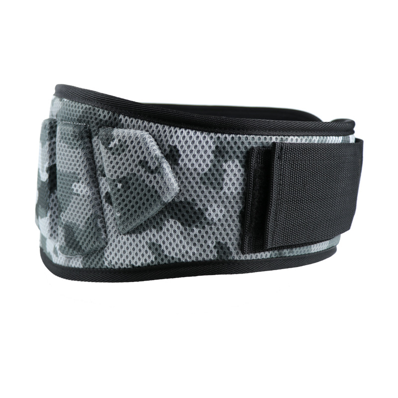 Hard pull squat camouflage fitness EVA belt pressure Sanda waist support belt girdle weight lifting waist support