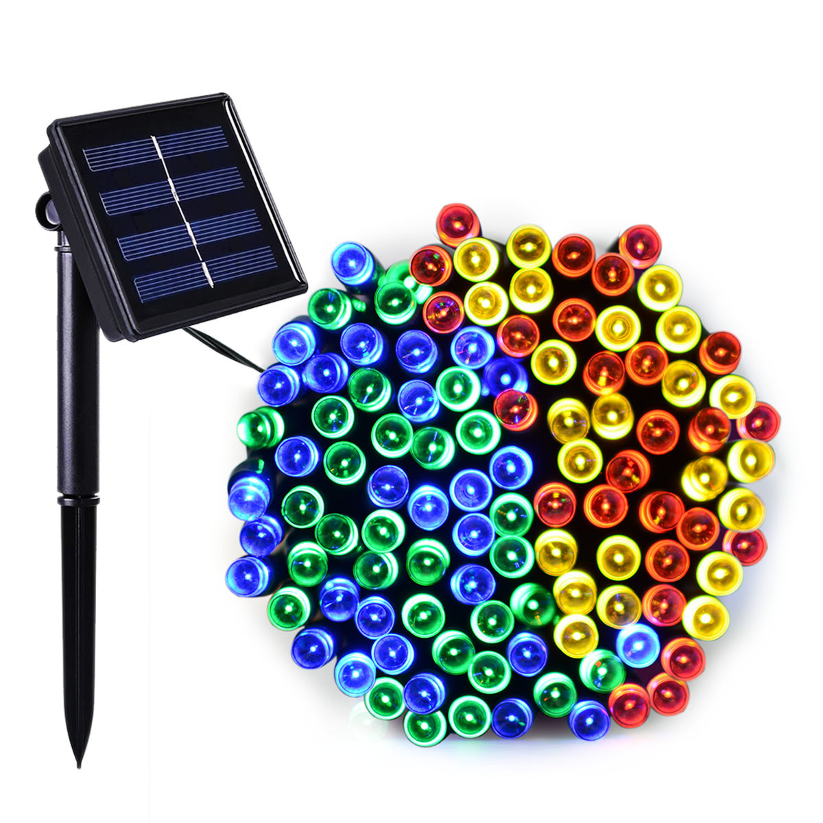 Amazon solar string lights 300led Christmas lights wedding festival courtyard gypsophila decorative string lights on behalf of the hair