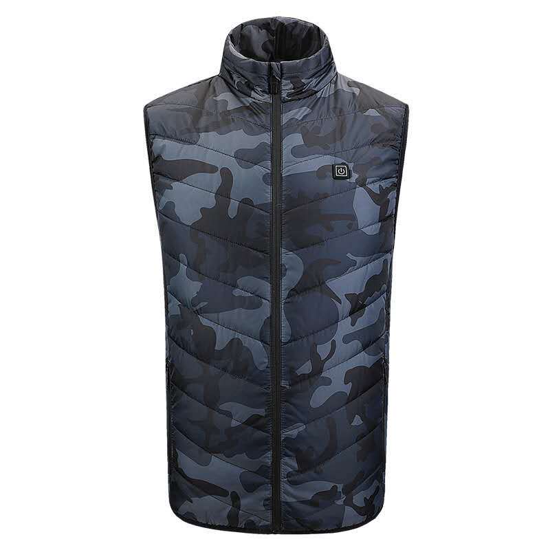 Cross-border Heating Vest Zone 9 Intelligent Heating Vest Electric Heating Clothing for Men and Women Constant Temperature Full Body Heating Vest