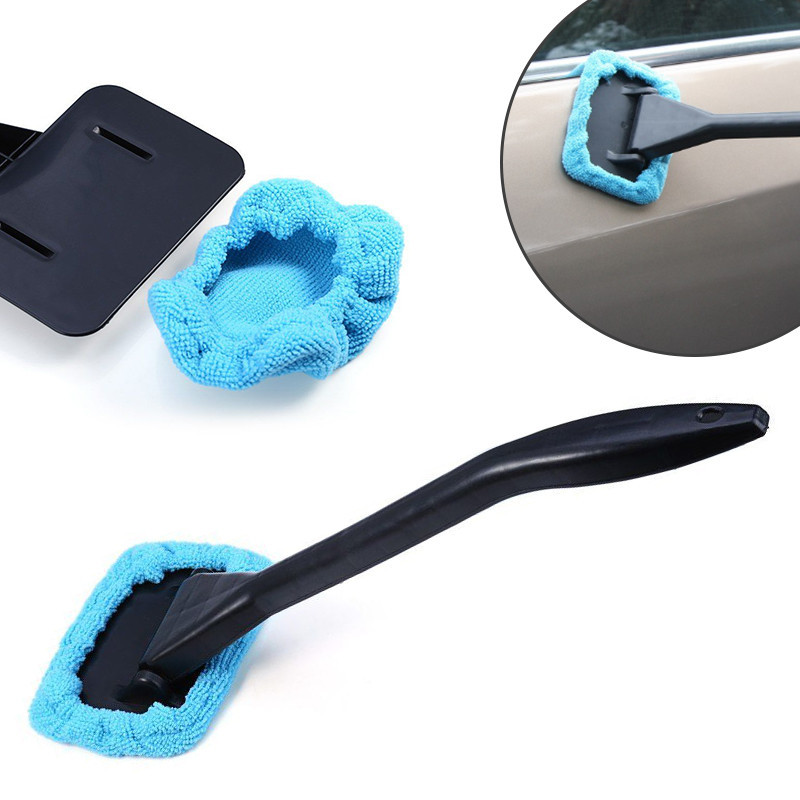 Car front windshield cleaning brush car dust collector defogging car window scraper family car dual-purpose multi-function cleaning and wiping
