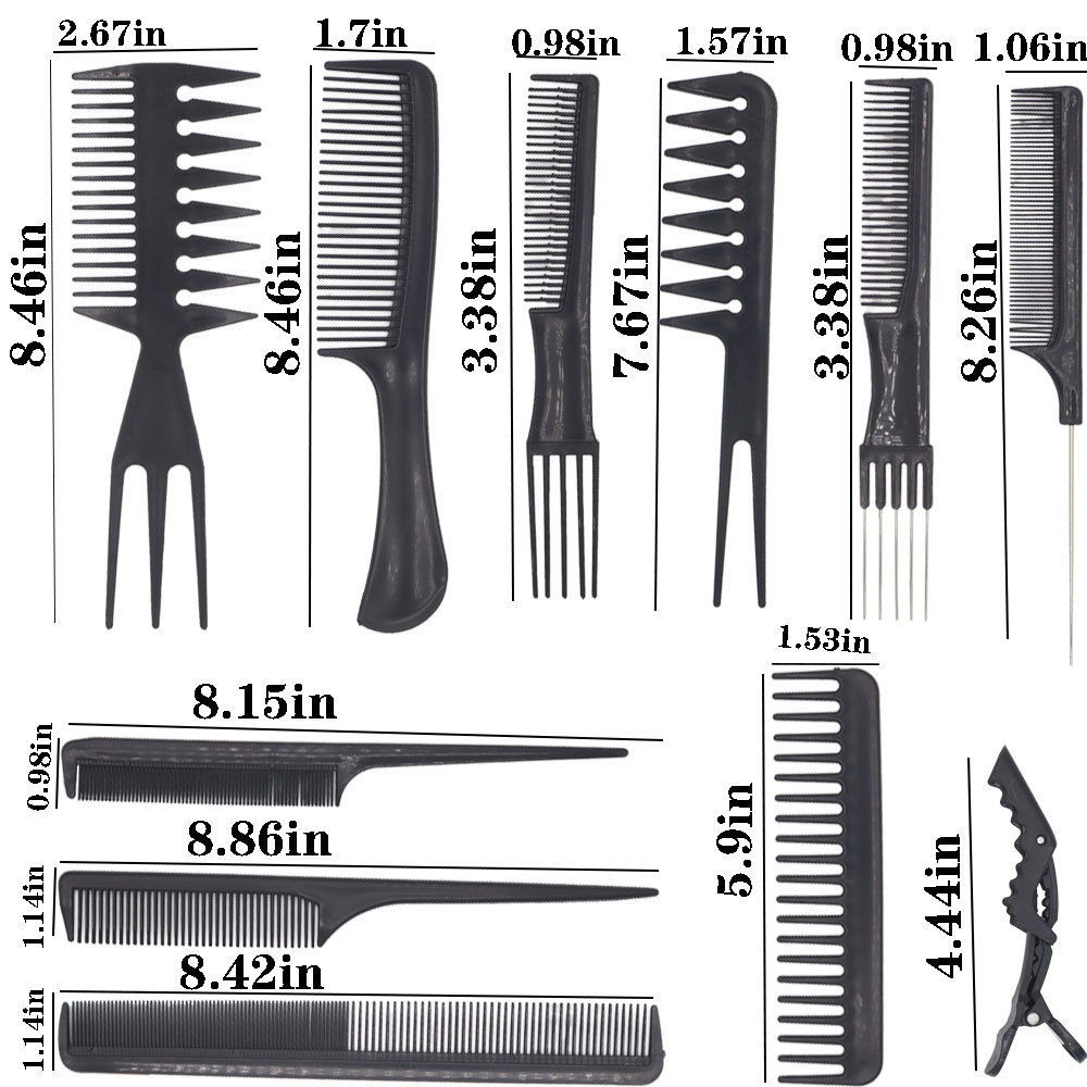 20 pieces of barber tools comb cloak cloak scissors hair clip set hair tools hair dye hair treatment products hair brush