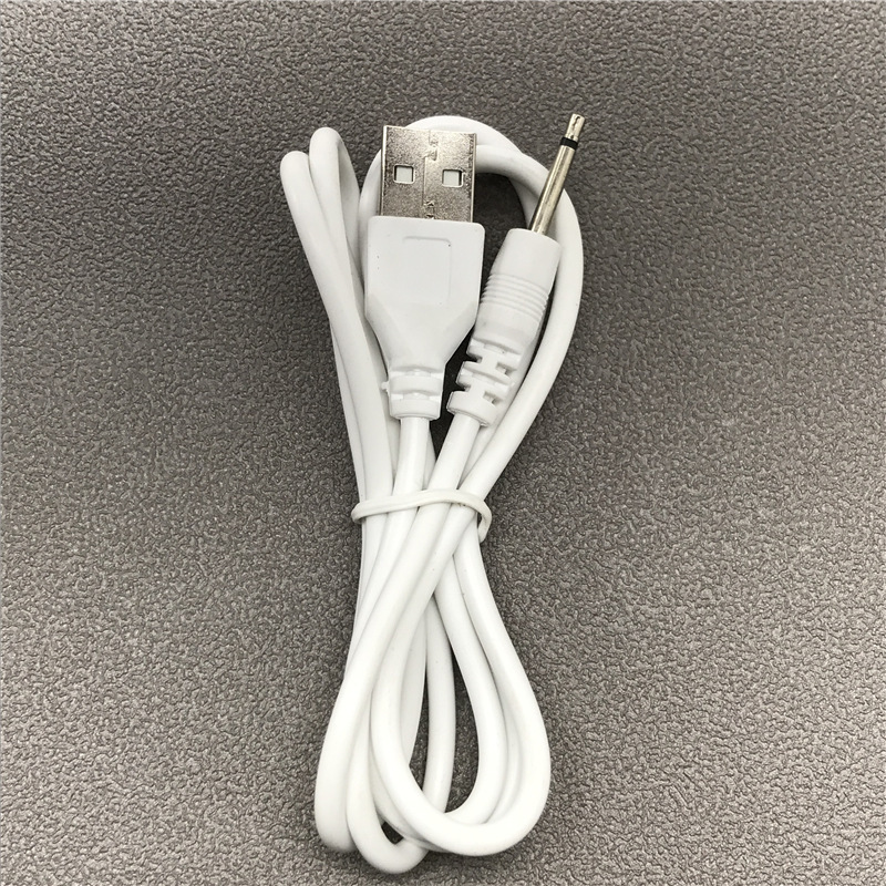usb to 2.5 Audio Mono Charging Cable 1 m 17.4mm Face Washing Instrument Sex Products 2.5 Round Charging Cable