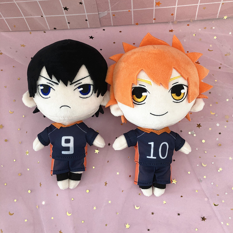 Anime volleyball boy plush doll Hinata Shoyo doll Kageyama Tobio Takashi Nishitani Yu and Kawa Tetsu