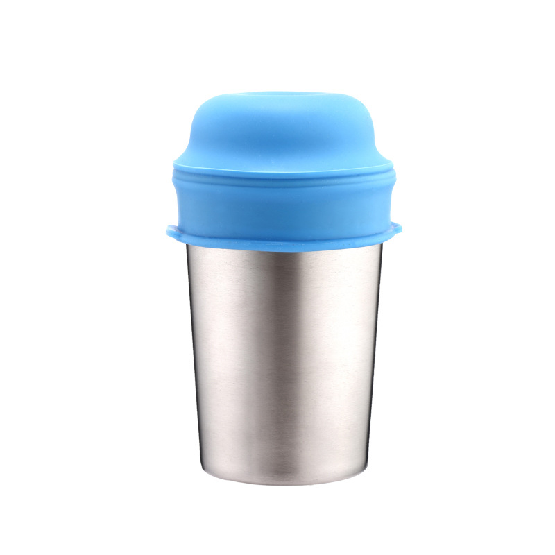 Cross-border anti-spill anti-leak elastic Joker European standard silicone straw cup lid Dongguan silicone manufacturers