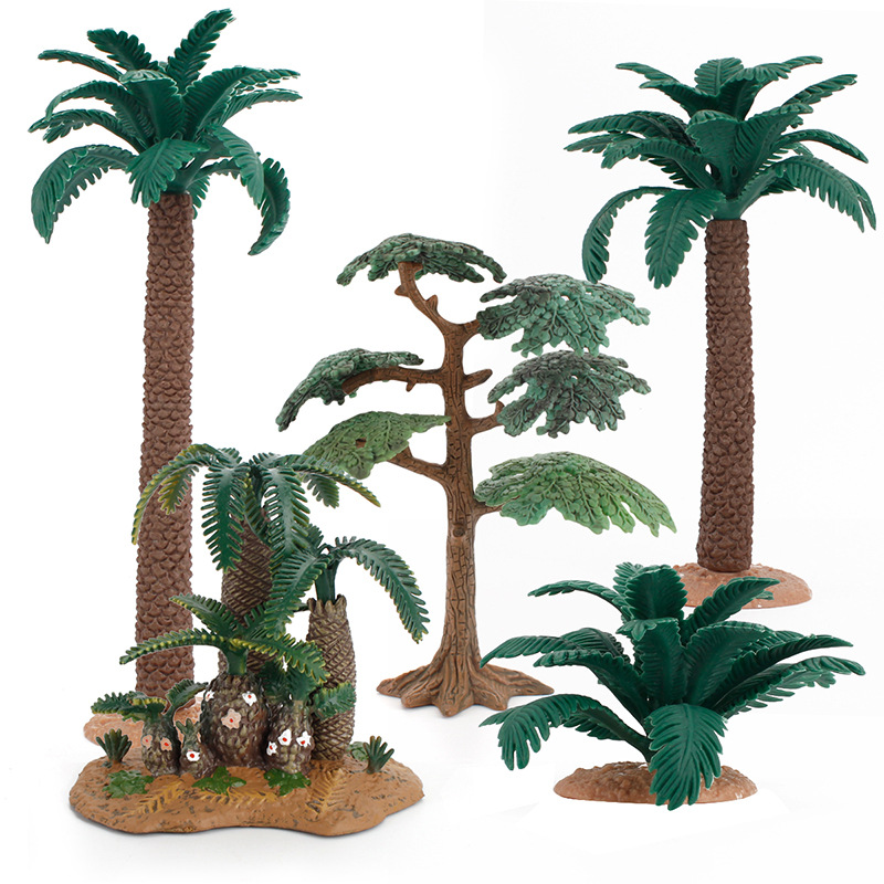 Simulation tree scene model wild plant grass sand table Garden micro landscape landscape landscape small tree decoration model