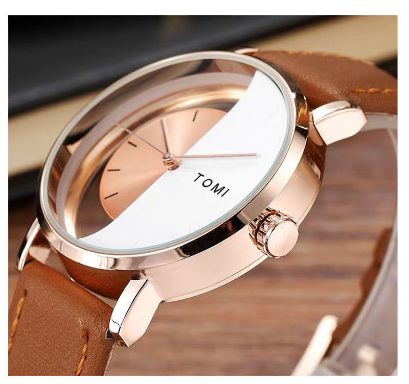 [Small Wholesale] TOMI Hollow Design Pivot Table Neutral Casual Fashion Simple Korean Watch