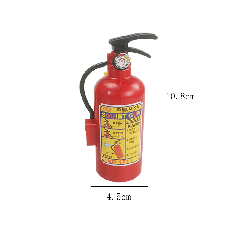 Children's toy fire extinguisher water gun creative spray gun small fire extinguisher push supply stall water gun factory wholesale