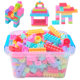 Children's Large Granular Building Blocks Plastic Toys 3-6 Years Old Intelligence Boys and Girls 2 Years Old Baby Assembled Assembled