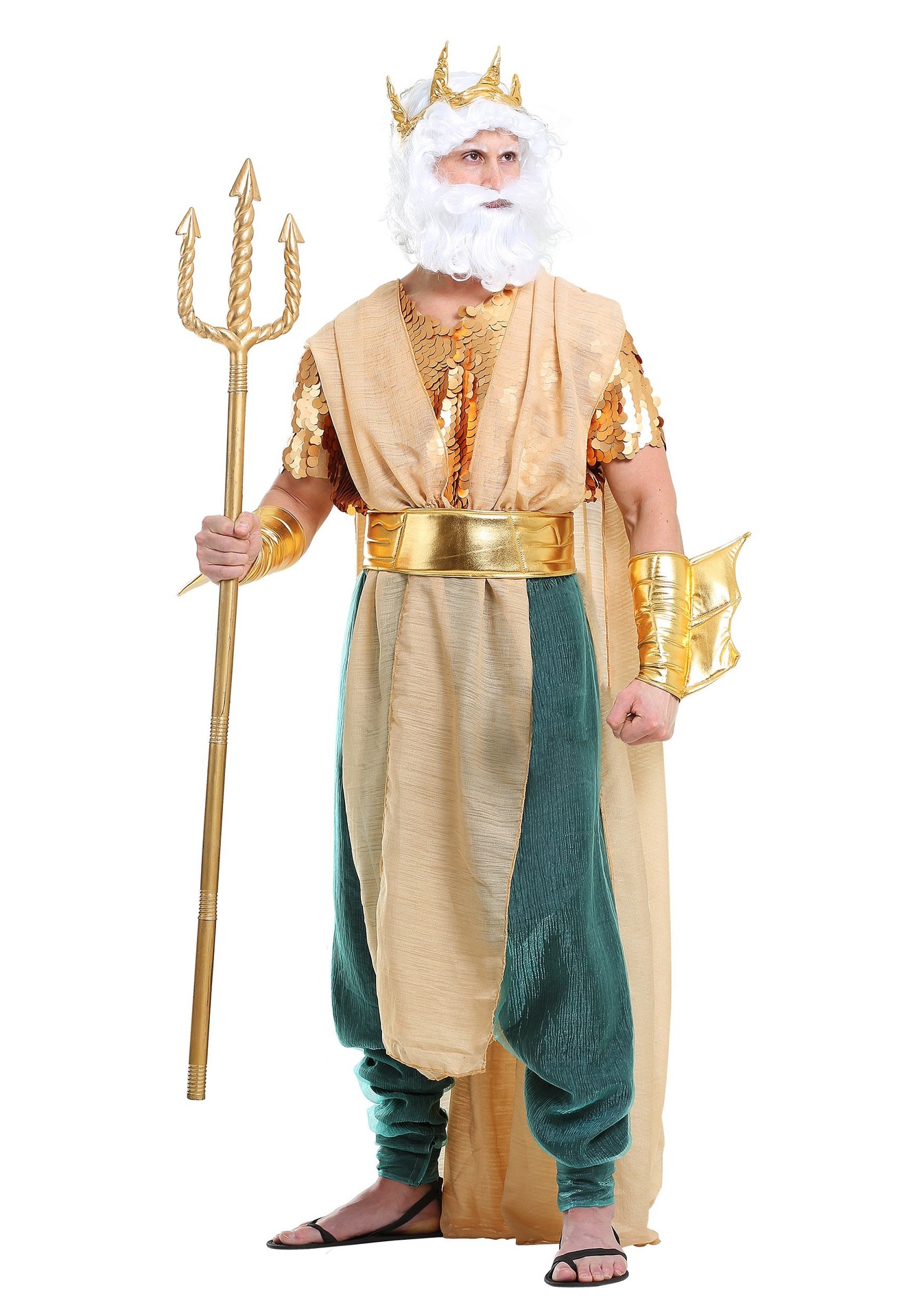 Halloween Costume Adult Couple Sea King Ancient Cleopatra Pharaoh Costume Queen King Ares Performance Costume