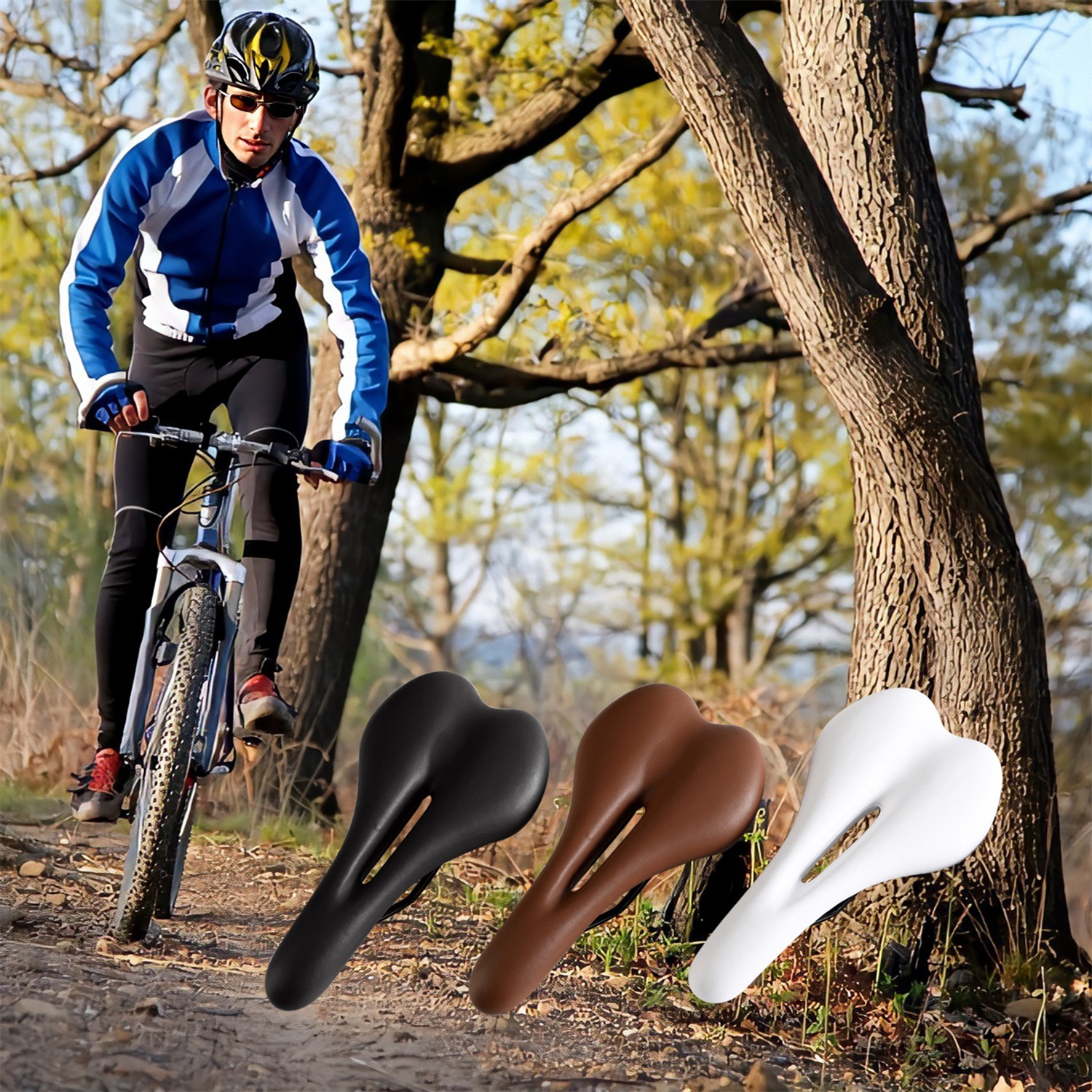 Zhiqiu transfronteriza calidad bicicleta de montaña bicicleta de carretera muerto volando bicicleta cojín silla cojín del asiento silla