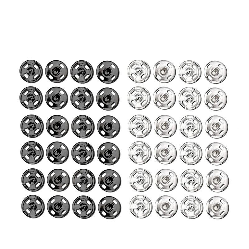 Cross-border multi-specification child-mother snap buckle hidden buckle clothing accessories 8.5/12/15/17/19/21