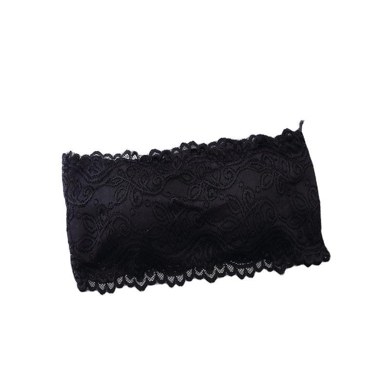 Factory direct spring and summer explosions ladies full lace wrap breast bottoming tube top girl breast plus shoulder strap 826