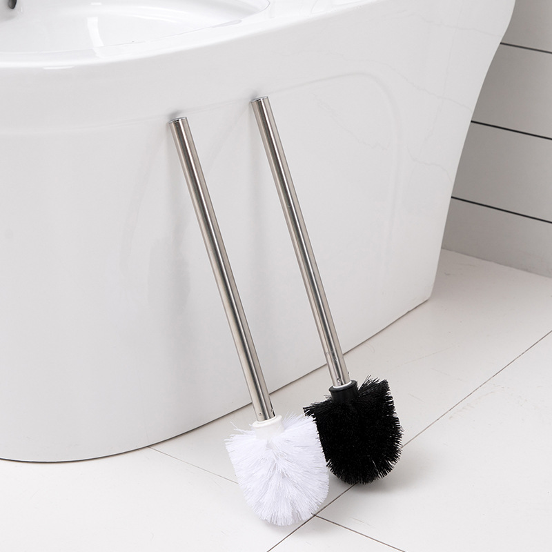 Toilet brush stainless steel cleaning brush head can replace factory direct supply
