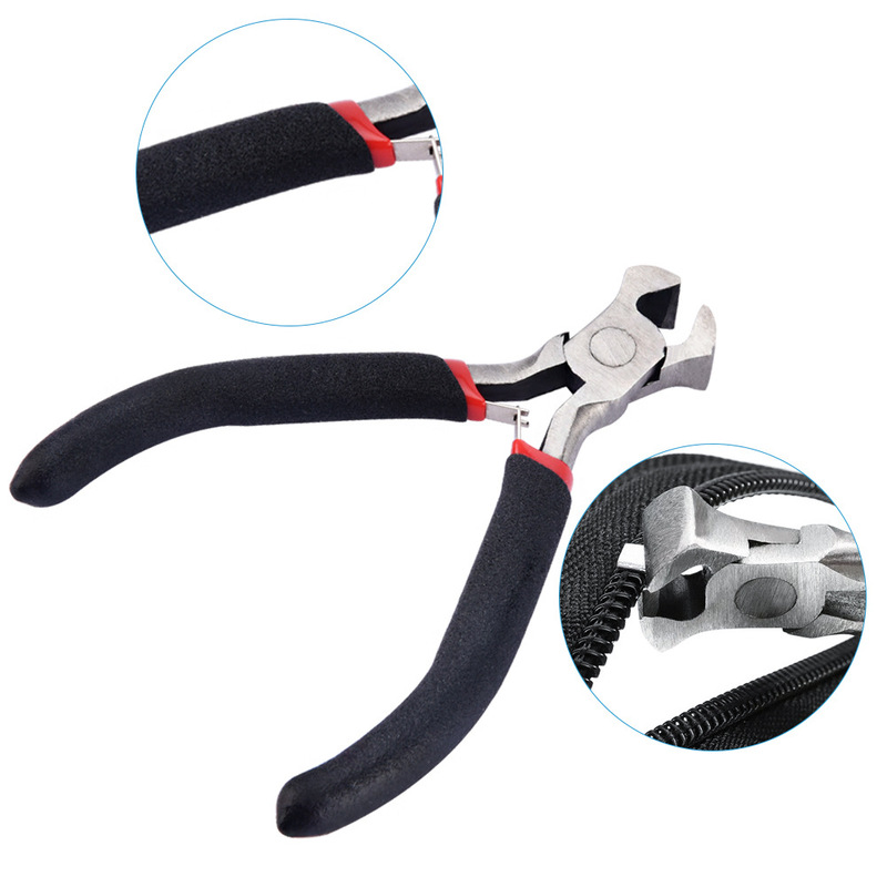 亜鉛合金ナイロン両面チャックセット4.5インチトップカッターセットzipper repair kit|undefined