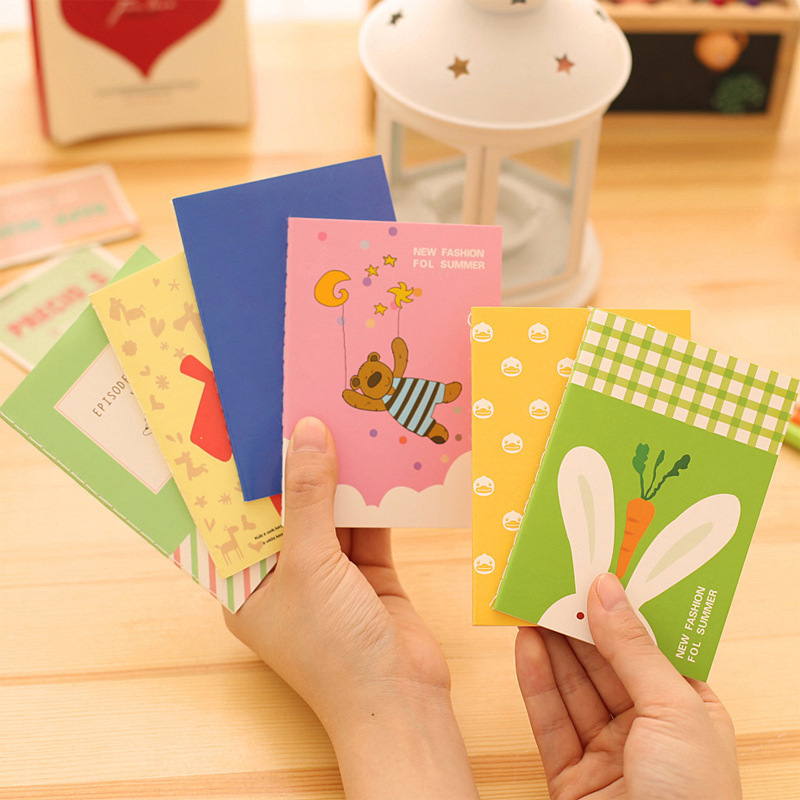 Cartoon animal fruit 64K soft copy notebook Taobao stationery small gifts student prizes notepad wholesale