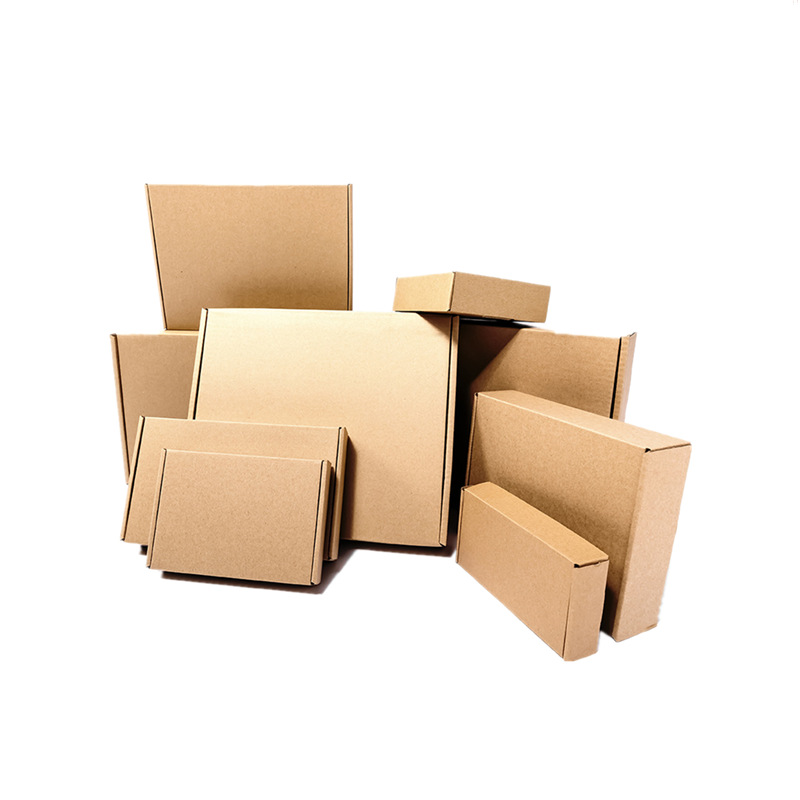 Shenzhen special hard three-layer spot Square flying machine box carton display box accessories jewelry box express shipping carton