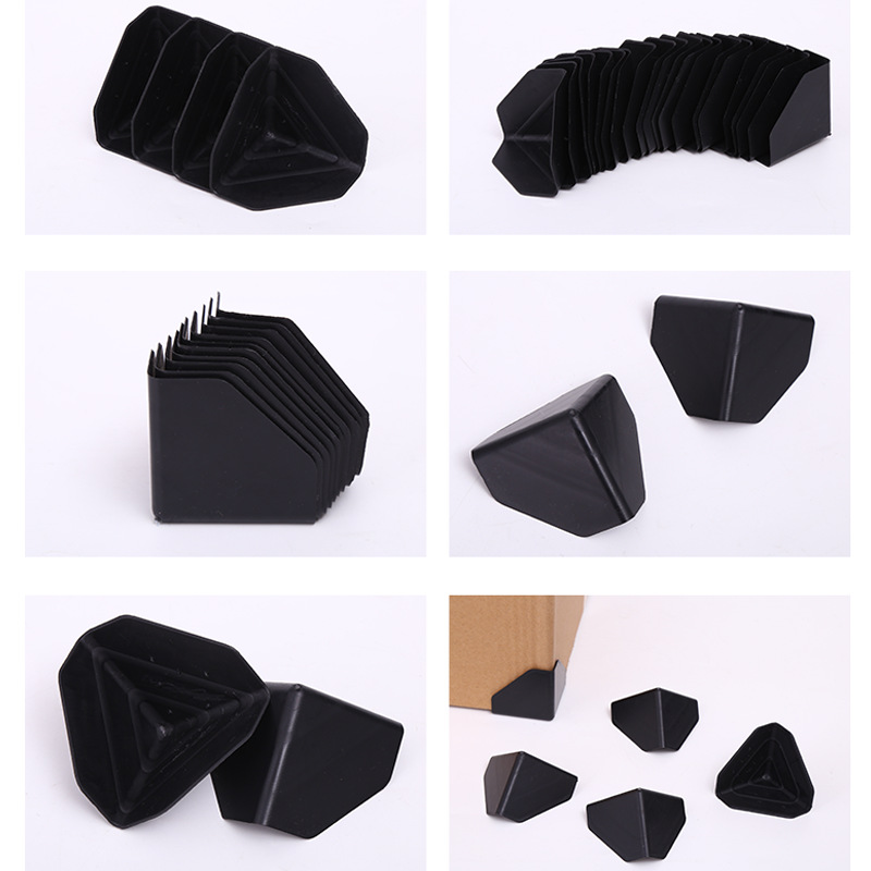 Plastic corner protection anti-collision carton corner packaging packaging outer box protection corner cover black triangle pad angle code