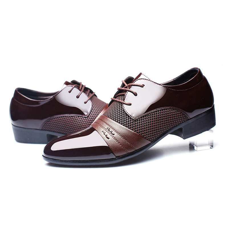 Spring and Autumn new men's business casual cross-border foreign trade plus size leather shoes Korean formal wear Office shoes men's shoes wholesale