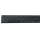 Steel Black Iron Angle Ruler Office Supplies Measurement Drawing Turn Ruler Metric English Metal Scale