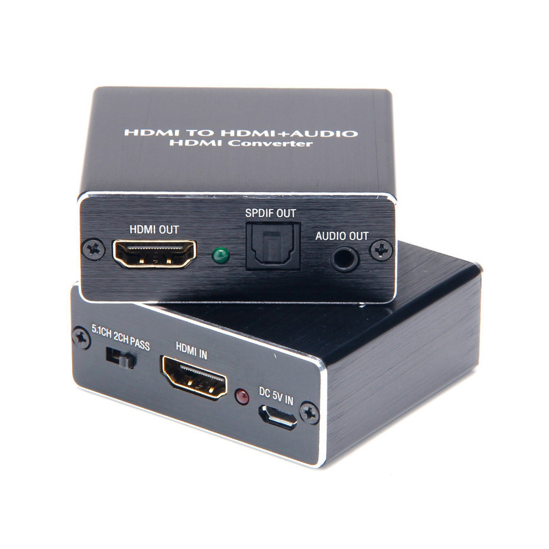 4K HD HDMI converter HDMI audio separator HDMI optical fiber Audio Decoder Factory Direct Sales