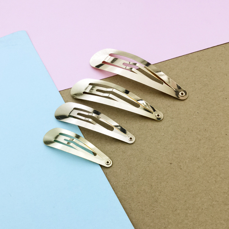 Nickel black silver 5cm6cm children adult high quality drop shaped BB clip drop clip diy handmade material accessories