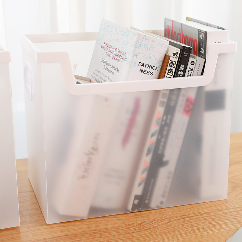 Thickened Office Desktop Storage Box Foldable Storage Box ins Style Home Finishing Box Stationery Sundries Storage Cabinet