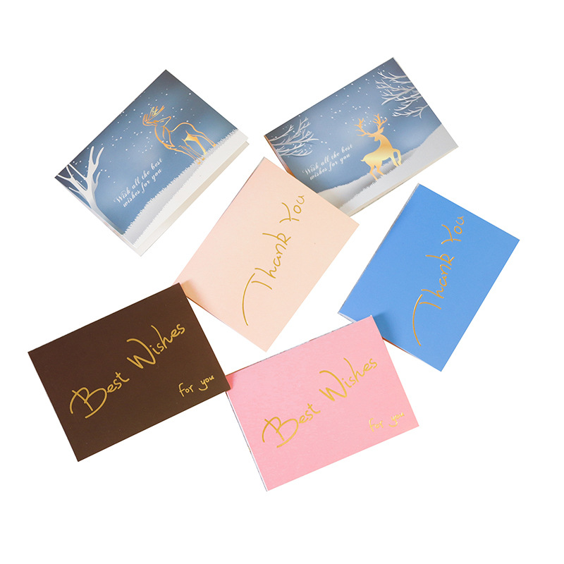 Creative marbling greeting card thank you letter postcard lover greeting card paper card small card small greeting card wholesale