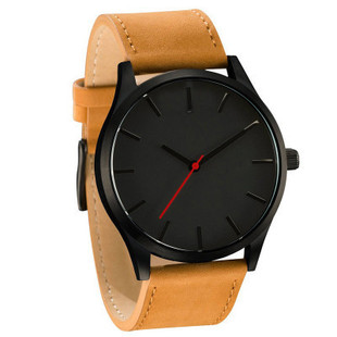 AliExpress Hot Sale Men's Calendar Watch Fashion Business Quartz Watch Frosted Belt Men's Student Watch