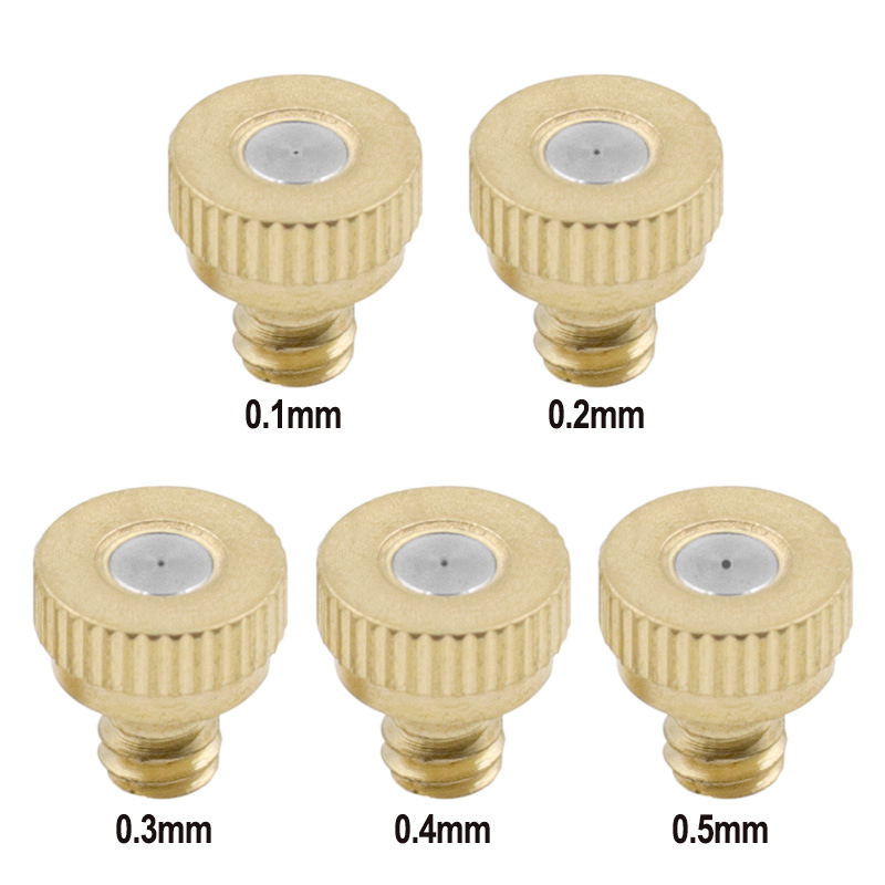 Atomizing Nozzle nozzle 3/16 brass low pressure fine atomizing nozzle cooling humidifying Nozzle nozzle spray head