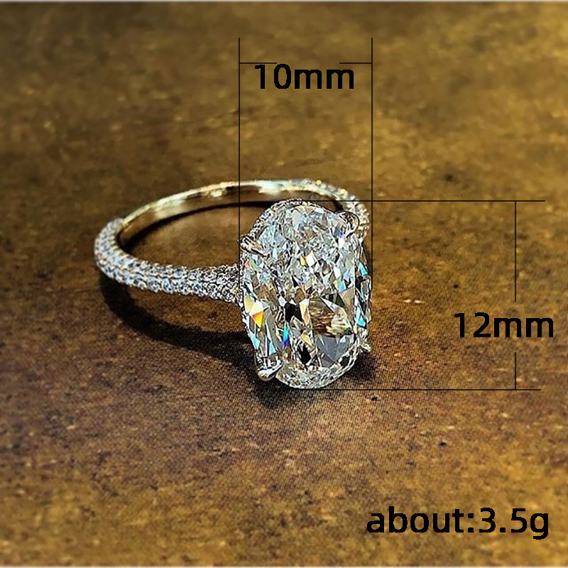 Unisex einfachen Temperamentring waarme Moud super grouss Zirkon Temperament Damenring Accessoiren_voghion.com