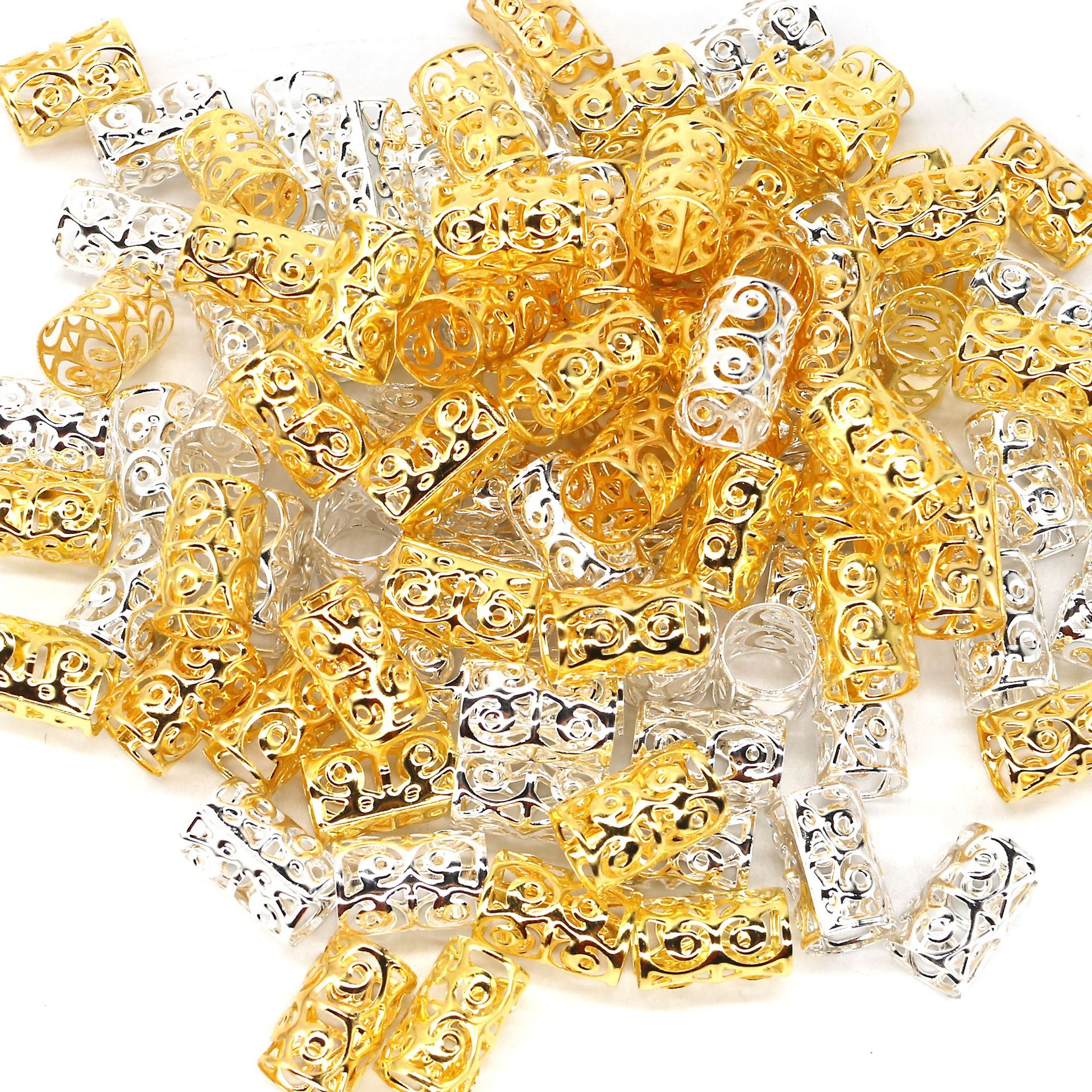 Wig Hair Ring Dirty Braid Special Jewelry Ring African Wig Braid Iron Braid Hair Ring Hollow Tortoise Iron Ring