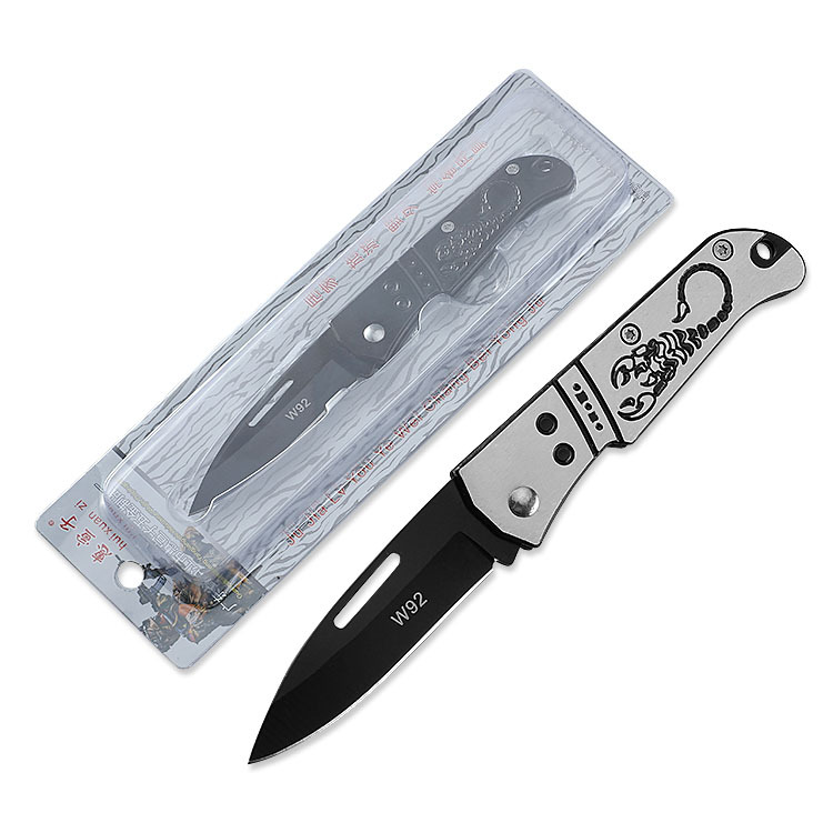 New outdoor folding knife stainless steel camping survival knife knife household fruit Mini survival outdoor knife