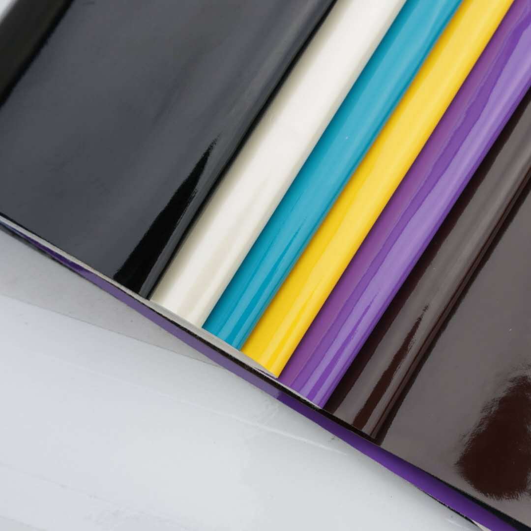 Spot 0.6mm mirror leather bright surface patent leather pu fabric luggage furniture decorative artificial leather