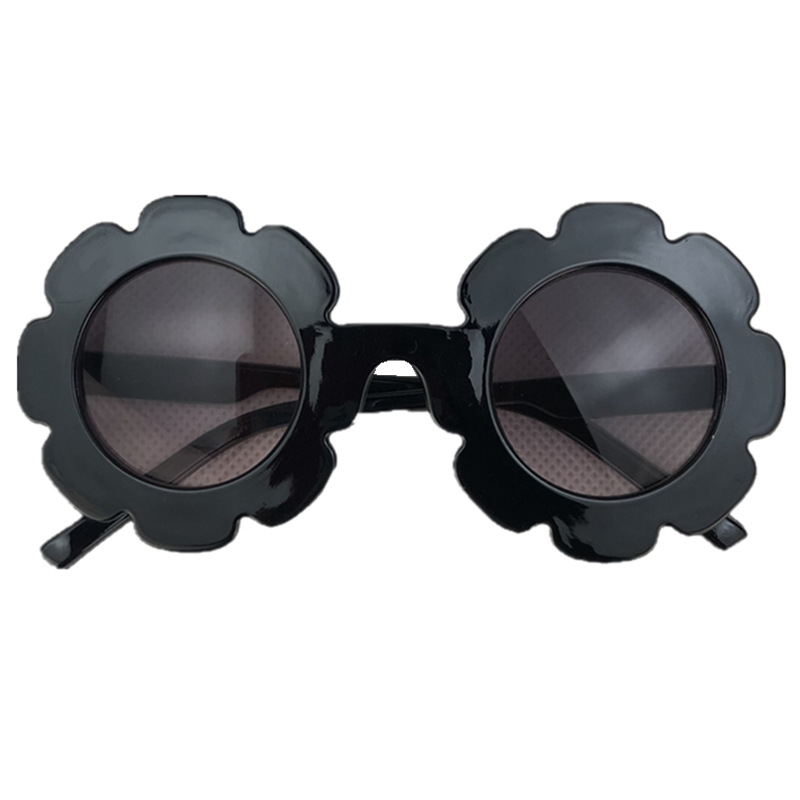 1380 sunflower children's glasses female children decorative flower sunglasses baby sunglasses men's sunshade UV protection