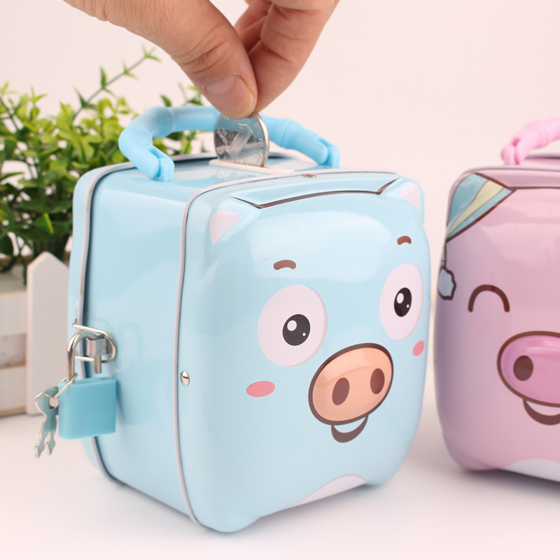 新款小猪宝宝存钱罐创意儿童零钱储蓄罐可爱奖品礼物批发 存钱罐