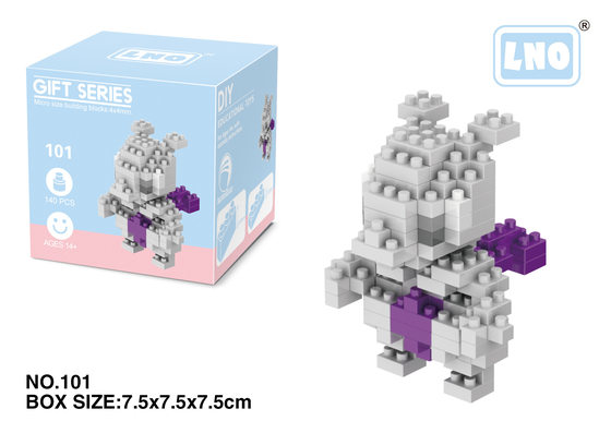 LNO Building Blocks Pet Toys Children Building Blocks Plastic 083-252 Cartoon Animal Series