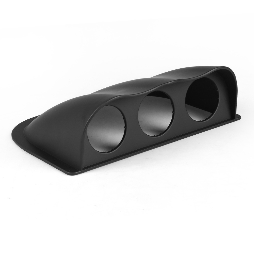 Cross-border hot new 52mm three-hole sitting instrument bracket black carbon fiber 3-hole racing instrument seat