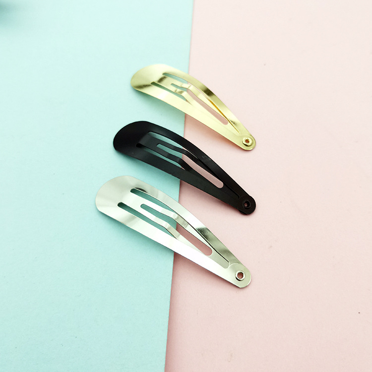 Nickel black silver 5cm6cm children adult high quality drop shaped BB clip drop clip diy handmade material accessories