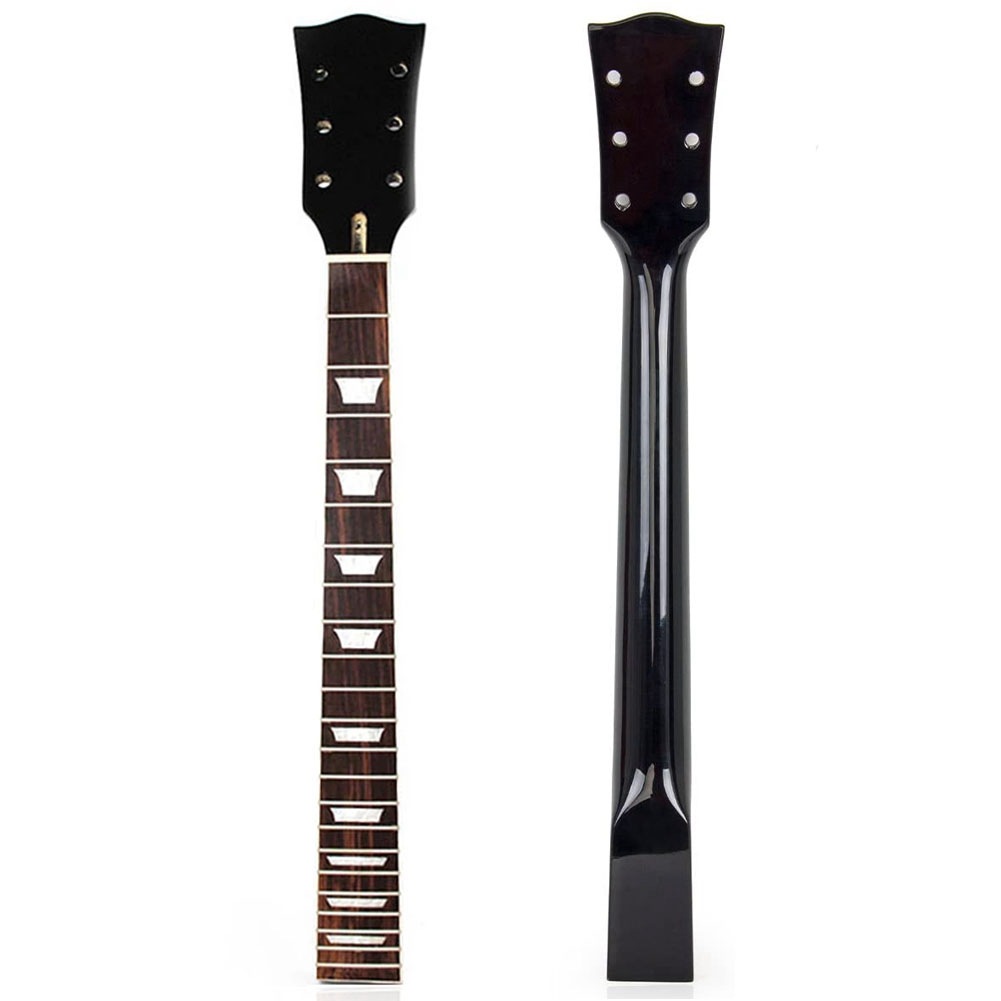 22-pin Maple electric guitar handle neck rosewood fingerboard for Gibson Les Paul LP (black)