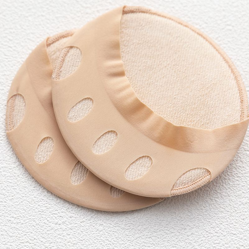 Any cut Ice Silk five-finger socks foot pad sponge towel bottom open toe socks high heels independent packaging