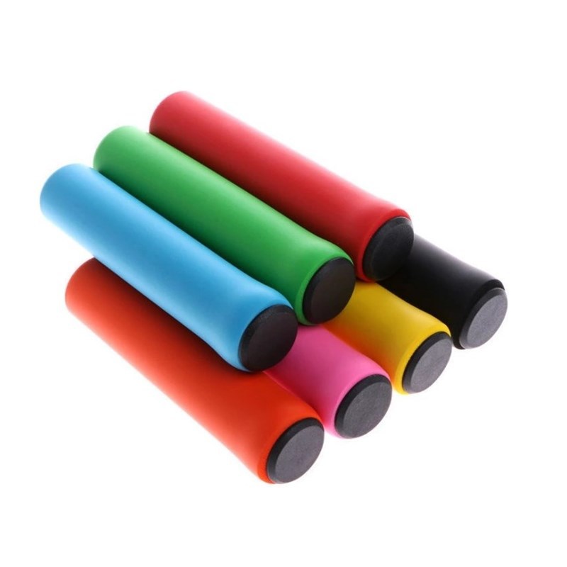 Ultra-light Silicone Handle Set Bicycle Handle New Silicone Handle Mountain Bike Anti-slip Sponge Set One Price
