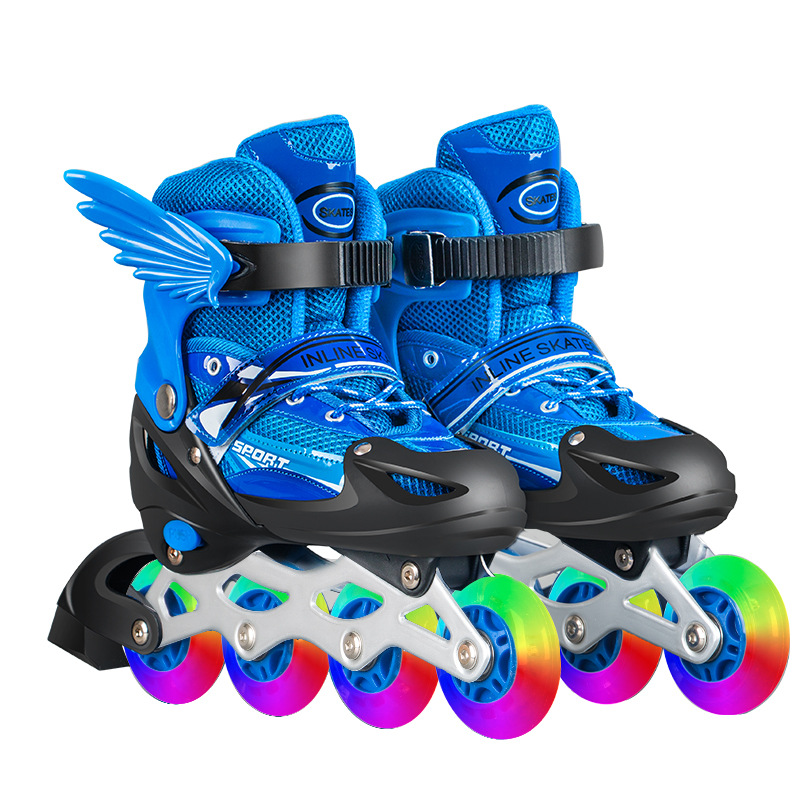 Children's skates men's and women's roller skates adult pulley speed skates full Flash manufacturers spot wholesale