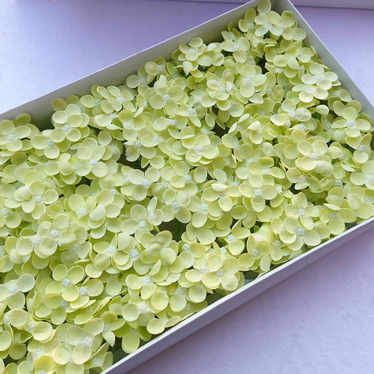 Factory Direct sales hydrangea soap flower head bouquet with flower gift box embellishment hydrangea soap flower simulation hydrangea