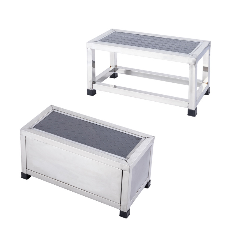 Stainless Steel Foot Stool Indoor Factory Multi-purpose Stairs Step Climbing Platform Ladder Workshop Ladder